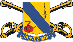 14th Armored Cavalry Distinctive Unit Crest with Motto Suave Moi Stationed at Rose Barracks , Fulda, Germany guarding the Fulda Gap near the Soviet Border. Autobiography of Dr. Anthony J. Carbone