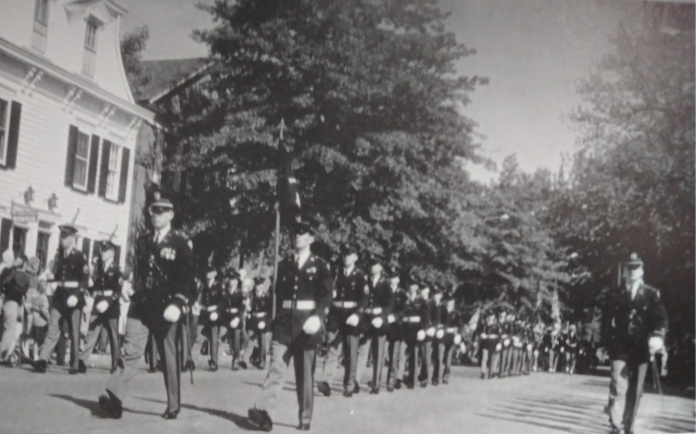 Cadets from Bordentown Military Institute, New Jersey on parade (c. 1950s).
Dr. Anthony Carbone's Autobiography.