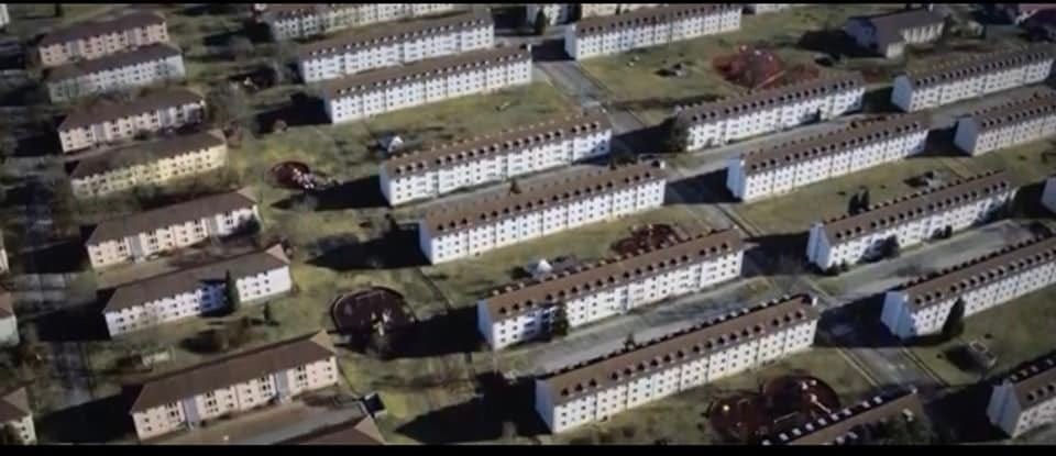 Aerial view of Benjamin Franklin Village (BFV) Mannheim, Germany.

Part of autobiography of Dr. Anthony J. Carbone, Son in the Shadow of a Green Beret Hero.