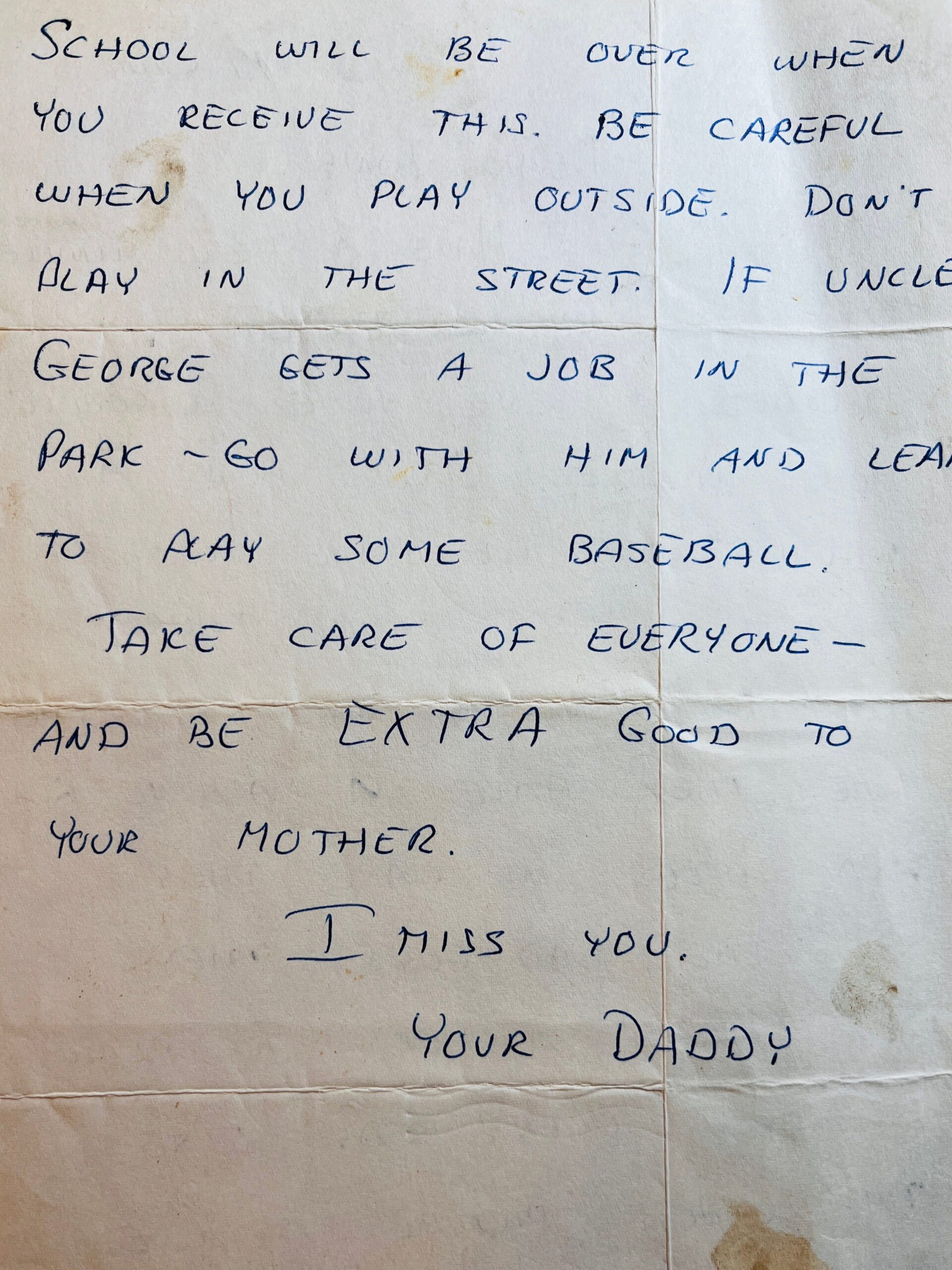 Letter from my father (MAJ Tony Carbone) written to me from Bon Mê Thuôt, Vietnam during the war on 17 June 1970.

Part of the autobiography of Dr. Anthony J. Carbone, Son in the Shadow of a Green Beret Hero.