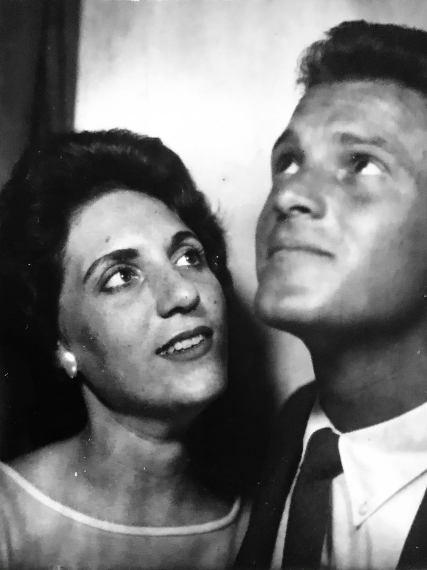 Mom and Dad in an automatic photo booth in the early 1960s.
Dr. Anthony Carbone's Autobiography.