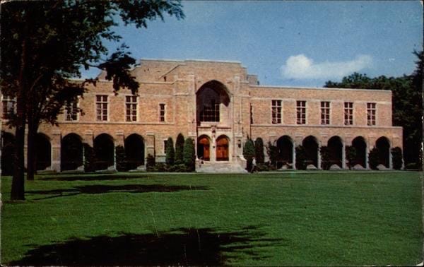 Knute Rockne Memorial Building on the South Quad of the University of Notre Dame.  Biography of Dr. Anthony J. Carbone.