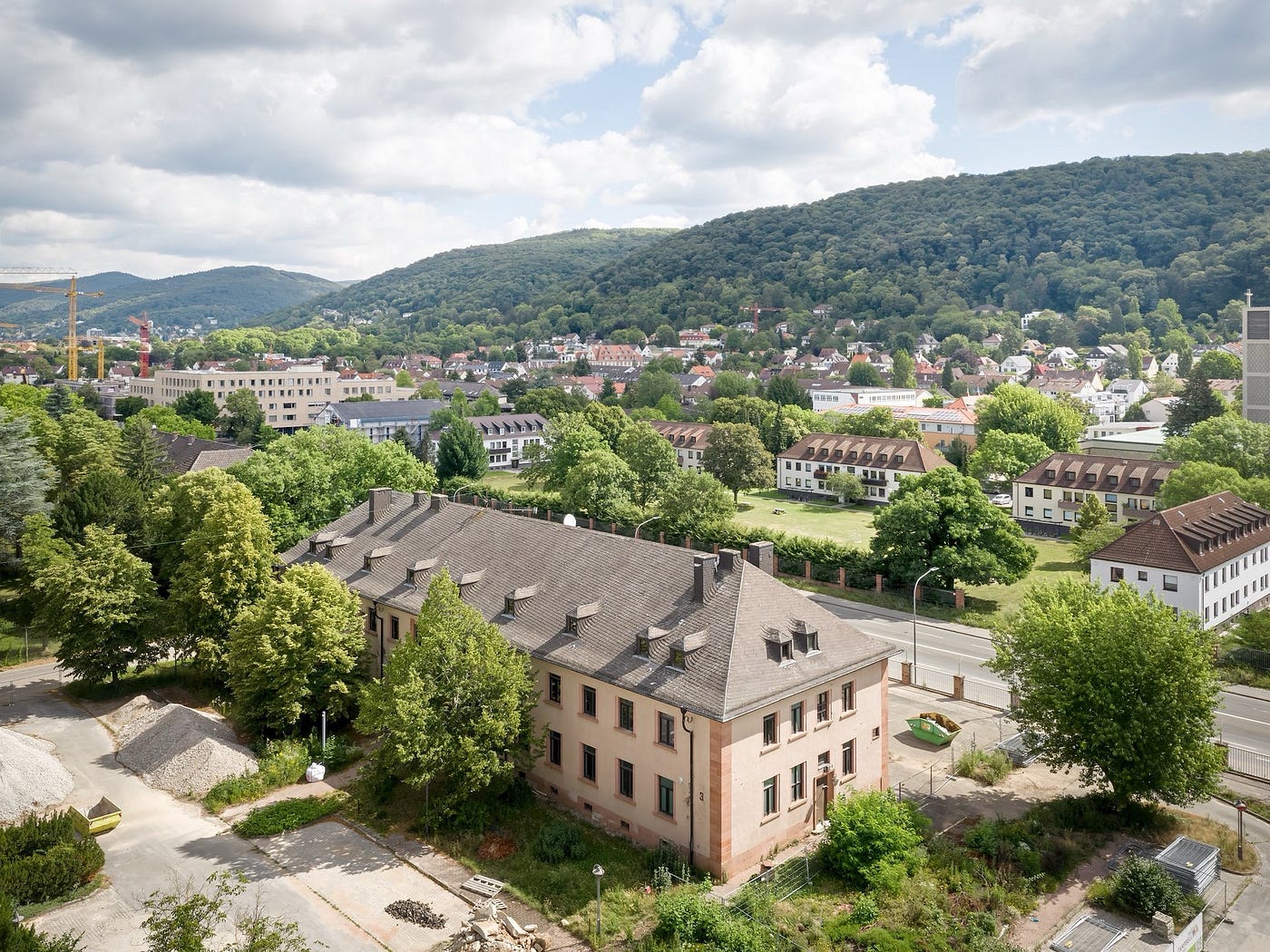 Mark Twain Village (MTV) Military Family Housing Area in Heidelberg, Germany near Campbell Barracks, home of Headquarters, USAREUR.

Part of the autobiography of Dr. Anthony J. Carbone, Son in the Shadow of a Green Beret Hero