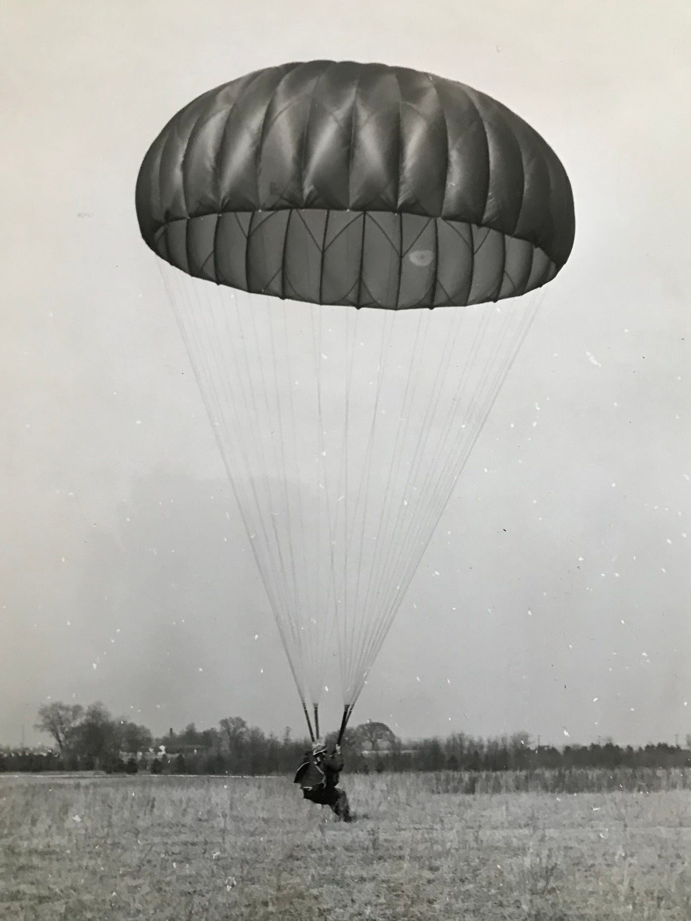 Dad (CPT Tony Carbone) making a perfect Parachute Landing Fall (PLF) on the drop zone at Fort Benning.
Dr. Carbone’s Autobiography: A Son in the Shadow of a Green Beret Hero