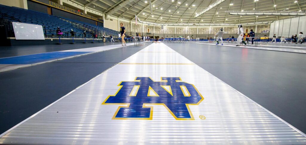 University of Notre Dame's Athletic & Convocation Center (ACC) where Freshman Registration was held.