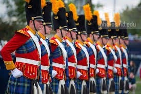 University of Notre Dame "Irish Guard" in full regalia.