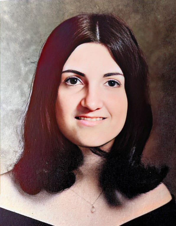 My oldest sister, Lynne Carbone's, formal senior portrait.

Part of autobiography of Dr. Anthony J. Carbone, Son in the Shadow of a Green Beret Hero.