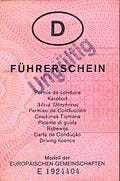 West German Driver's License Test Book and International Road Signs that must be memorized.


Part of the autobiography of Dr. Anthony J. Carbone, Son in the Shadow of a Green Beret Hero.