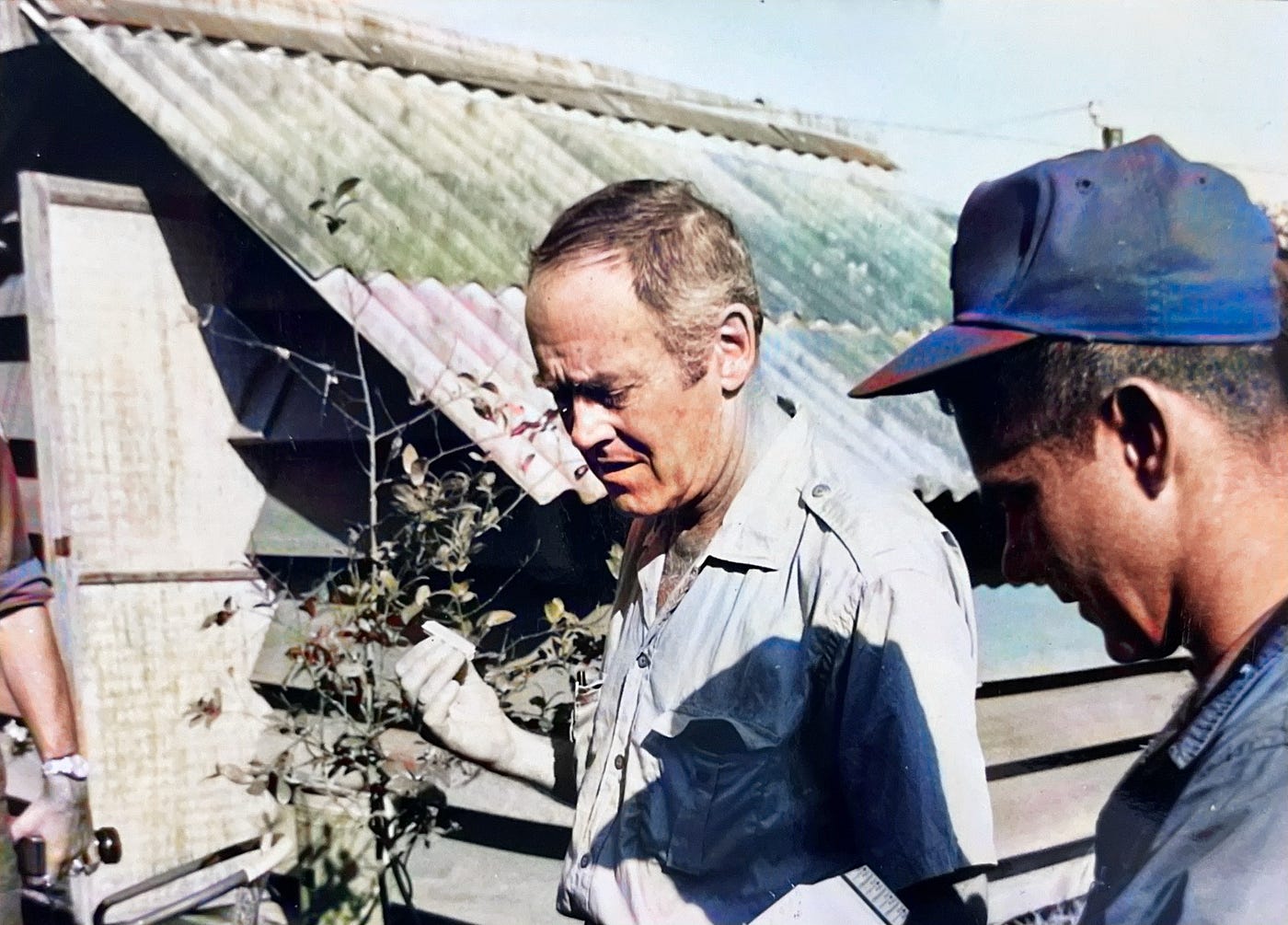 Dad spent time with Actor Henry Fonda outside of Saigon.
Part of the autobiography of Dr. Anthony J. Carbone, Son in the Shadow of a Green Beret Hero.
