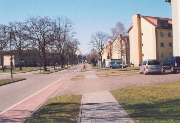 Base family housing area showing typical government apartment buildings at Benjamin Franklin Village, Mannheim, Germany.

Part of the autobiography of Dr. Anthony J. Carbone, Son in the Shadow of a Green Beret Hero.