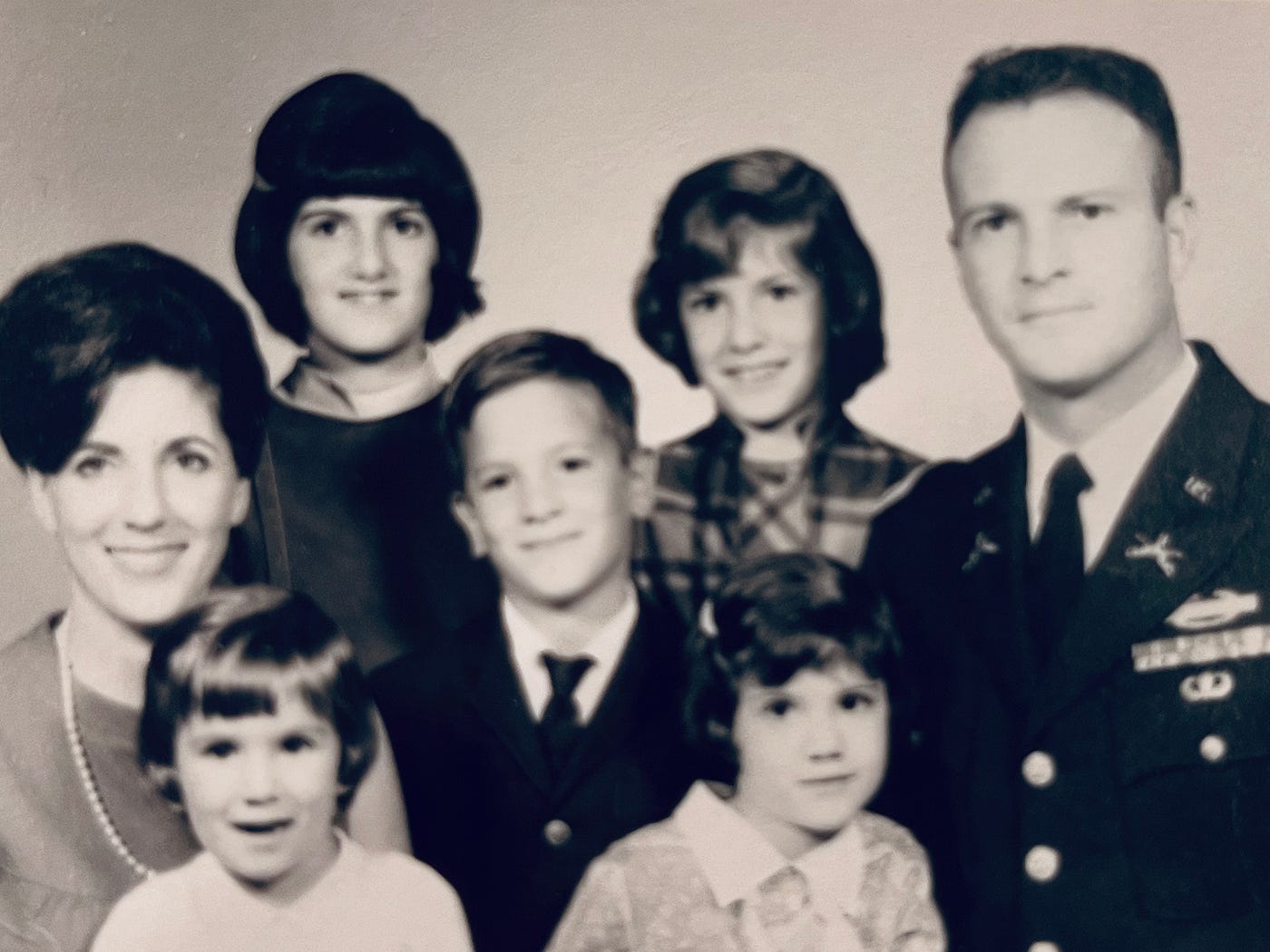 Carbone Family Portrait in the U.S. Command & General Staff College Yearbook "The Bell".

Part of the autobiography of Dr. Anthony J. Carbone, Son in the Shadow of a Green Beret Hero.