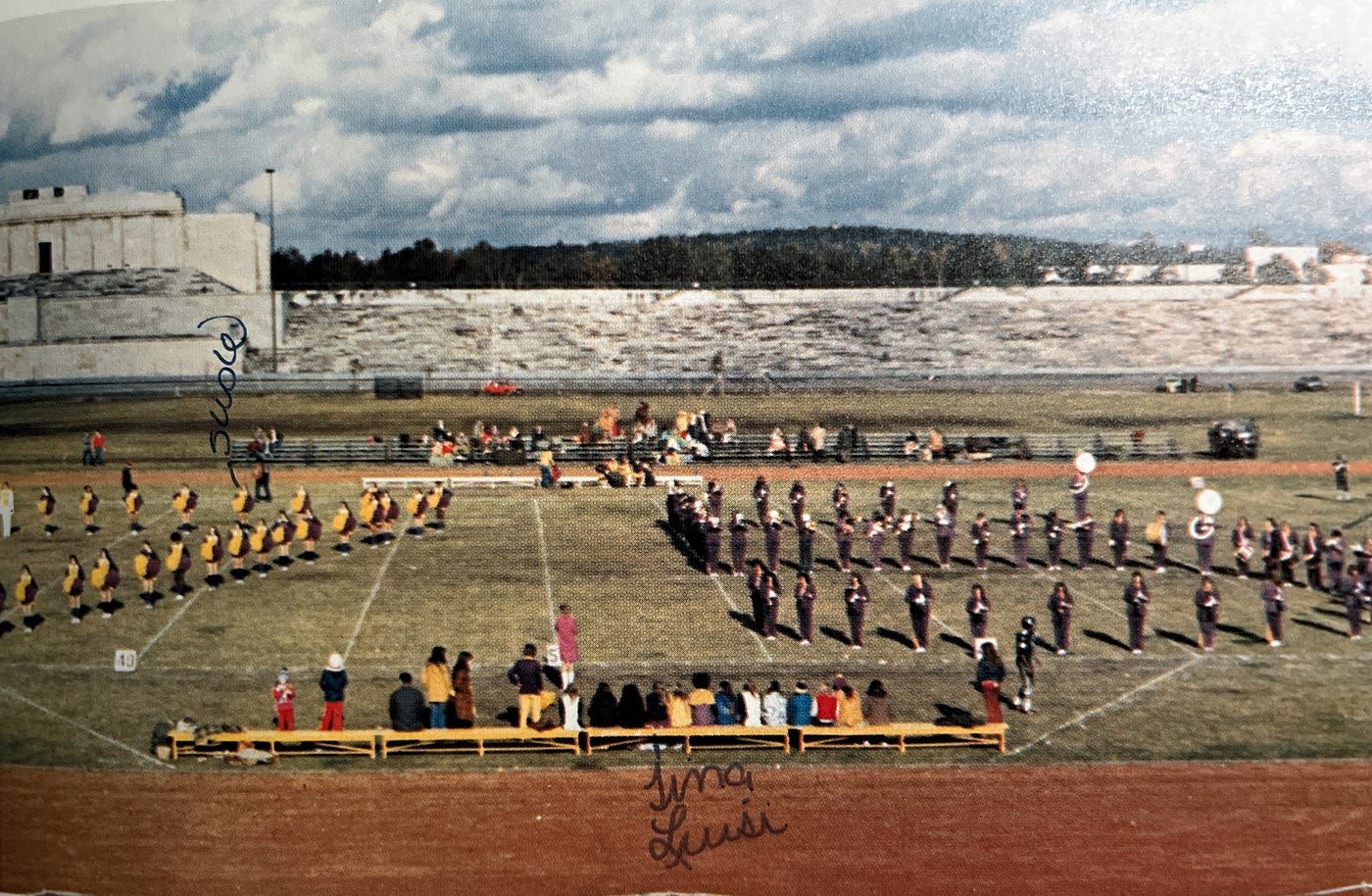 We played Nüremberg American High School football and soccer in the infamous Nüremberg Stadium that Hitler fave his rallies years ago.

Mannheim American High School Band and Lettergirls performing.


Part of the autobiography of Dr. Anthony J. Carbone, Son in the Shadow of a Green Beret Hero.