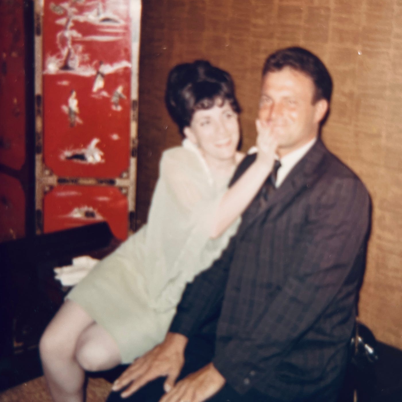 Parents (MAJ Anthony Carbone and Mrs. Edda Carbone) in Waikiki, Hawaii during my father's R&R from Vietnam War.

Part of the autobiography of Dr. Anthony J. Carbone, Son in the Shadow of a Green Beret Hero.