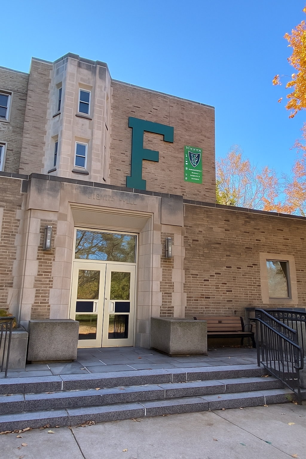 Fisher Hall on the South Quad of Notre Dame. University of Notre Dame. Dr. Carbone’s Autobiography. College Dormatory.