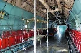 USAF C-141 Starlifter with troop jump seats 

Part of the autobiography of Dr. Anthony J. Carbone, Son in the Shadow of a Green Beret Hero.