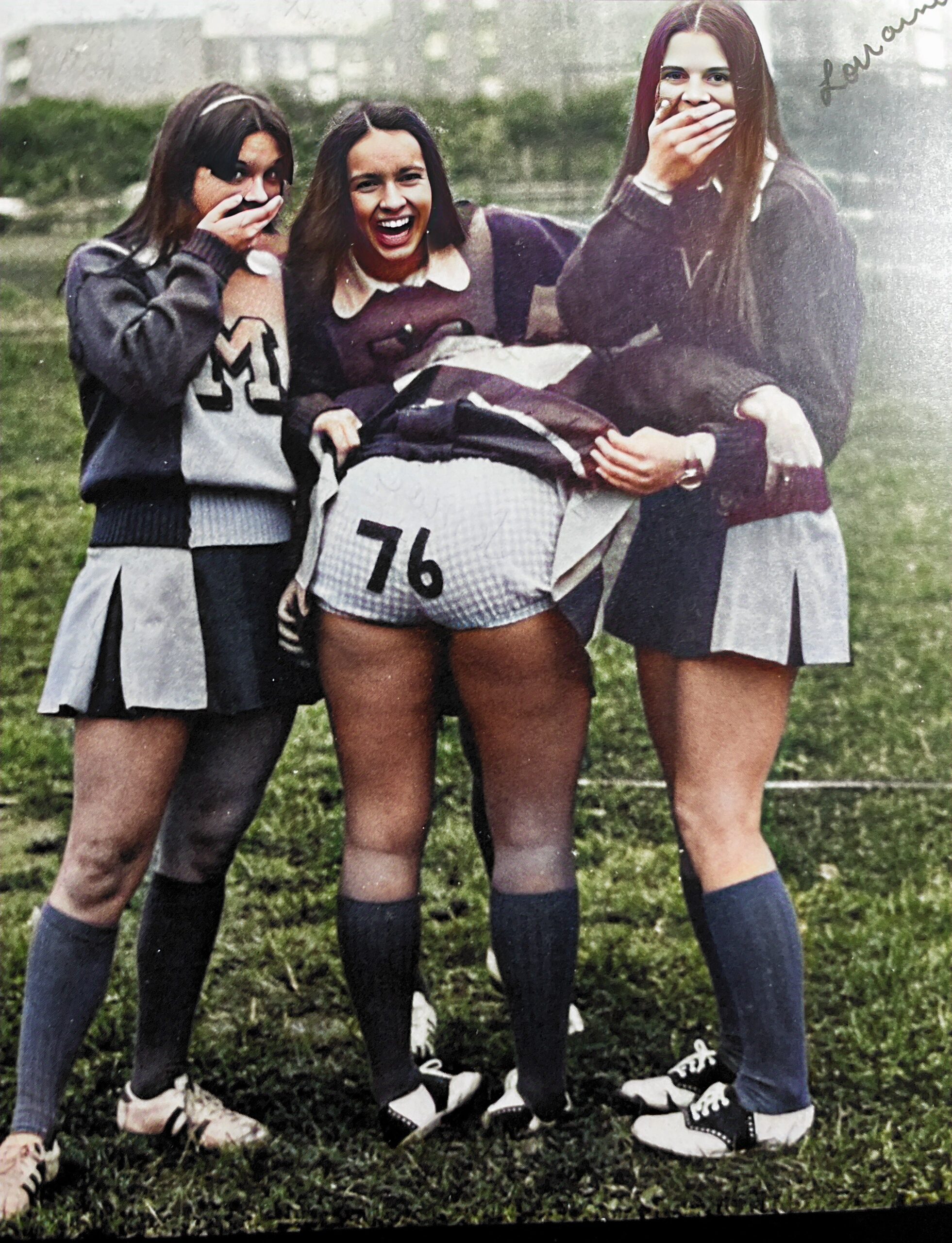 Few of the Mannheim Bison Lettergirls at Mannheim American High School in Germany.

Part of the autobiography of Dr. Anthony J. Carbone, Son in the Shadow of a Green Beret Hero.