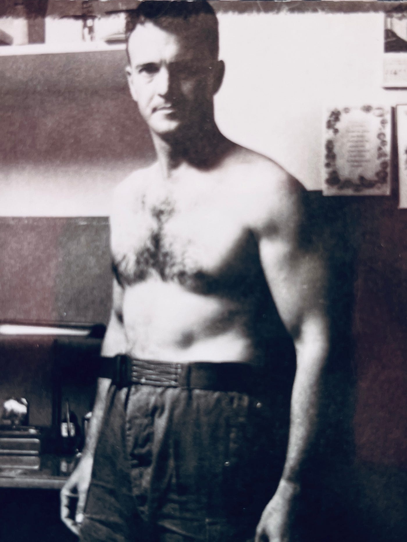 Dad (MAJ Tony Carbone) in his quarters at Ban Mê Thuôt Camp with MACV-SOG 5th Special Forces Vietnam.

Part of the autobiography of Dr. Anthony J. Carbone, Son in the Shadow of a Green Beret Hero