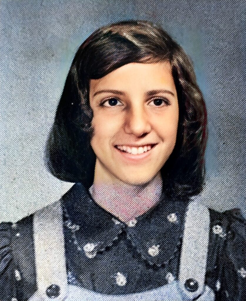 My little sister Cynthia Carbone in 7th Grade at Bad Kreunach American.

Part of the autobiography of Dr. Anthony J. Carbone, Son in the Shadow of a Green Beret Hero.