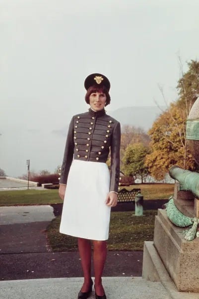Women have been attending the US Military Academy at West Point since 1976.

Part of the autobiography of Dr. Anthony J. Carbone, Son in the Shadow of a Green Beret Hero.