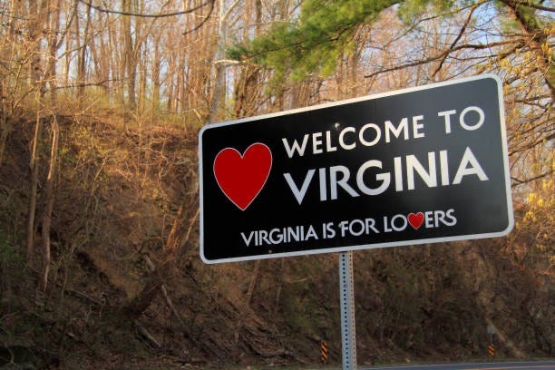 The Virginia is for Lovers sign

Part of autobiography of Dr. Anthony J. Carbone, Son in the Shadow of a Green Beret Hero