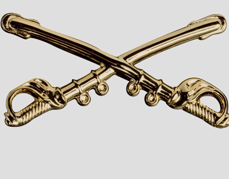 Cavalry Officer Branch Insignia US Army. Autobiography of Dr. Anthony J. Carbone