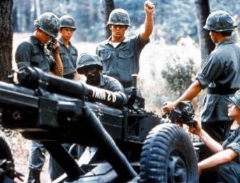 Artillery Branch Training at ROTC Advanced Camp, Fort Riley, KS.  Biography of Dr. Anthony J. Carbone
