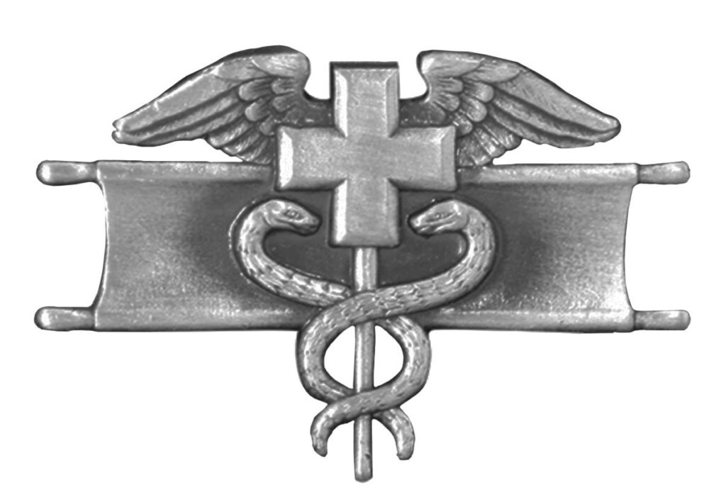 Medical Service Corps Branch training at ROTC Advanced Camp, Fort Riley, Kansas.  Biography of Dr. Anthony J. Carbone.