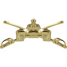 U.S. Army Armor & Cavalry officer branch insignia.  Biography of Dr. Anthony J. Carbone.