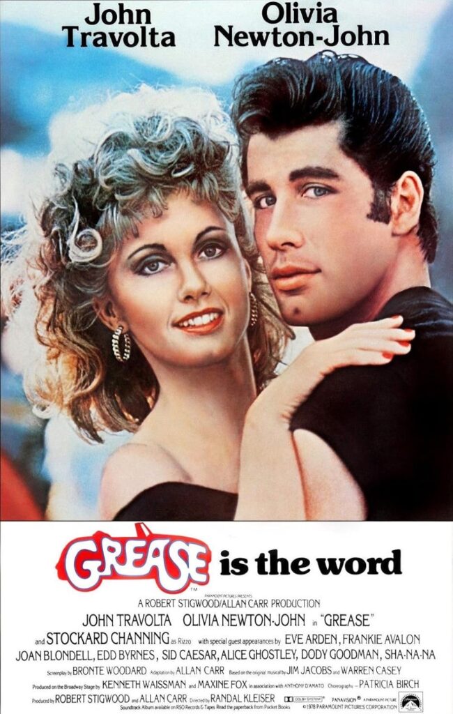 Move Grease from 1978 Poster.  Autobiography of Dr. Anthony J. Carbone