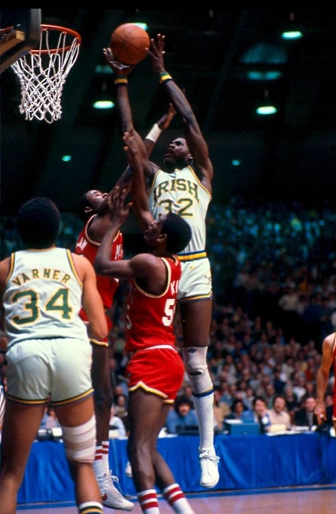Fighting Irish Basketball 1979-80 Season.  Orlando Woolridge #32.  Autobiography of Dr. Anthony J. Carbone.