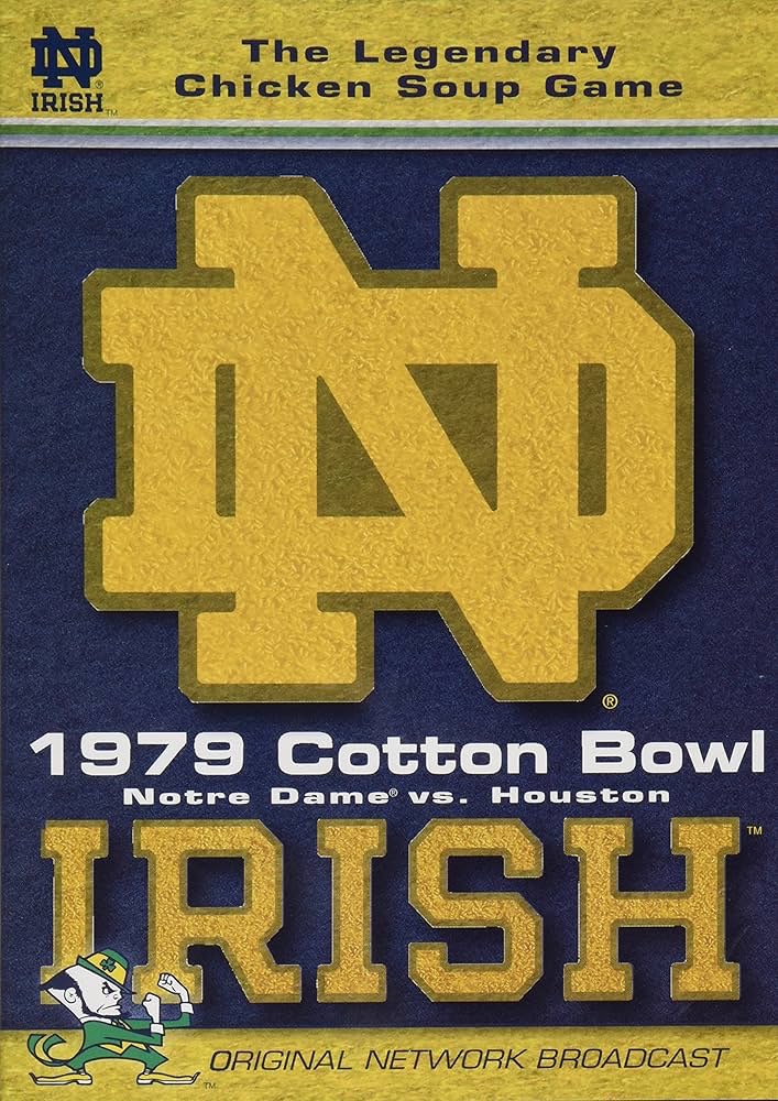 1979 Cotton Bowl with the Fighting Irish. Autobiography of Dr. Anthony J. Carbone.