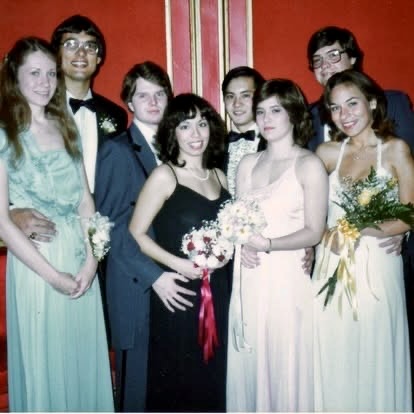 Al Emory & Date
Joe Delaney & Bernadett Young
Couple I don't recognize 
Andy Cordes & Ginger Miklausen of the Fisher Hall Gang at the University of Notre Dame.  Biography of Dr. Anthony J. Carbone