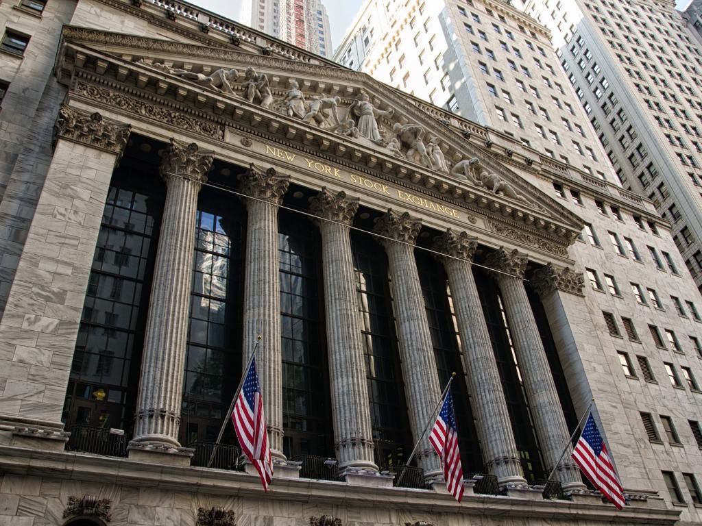 Photograph of the New York Stock Exchange Building in Manhattan.  Autobiography of Dr. Anthony J. Carbone.