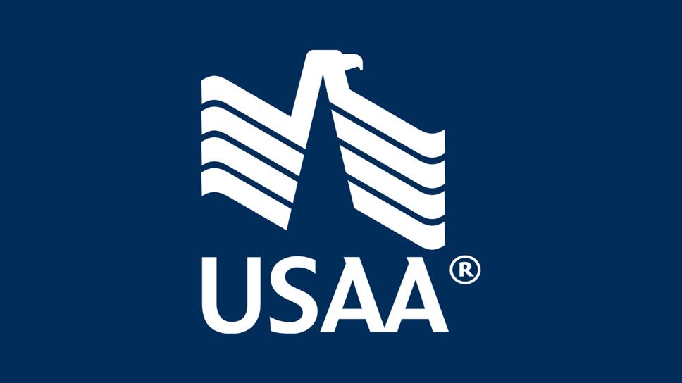 USAA logo. Biography of Dr. Anthony J. Carbone.