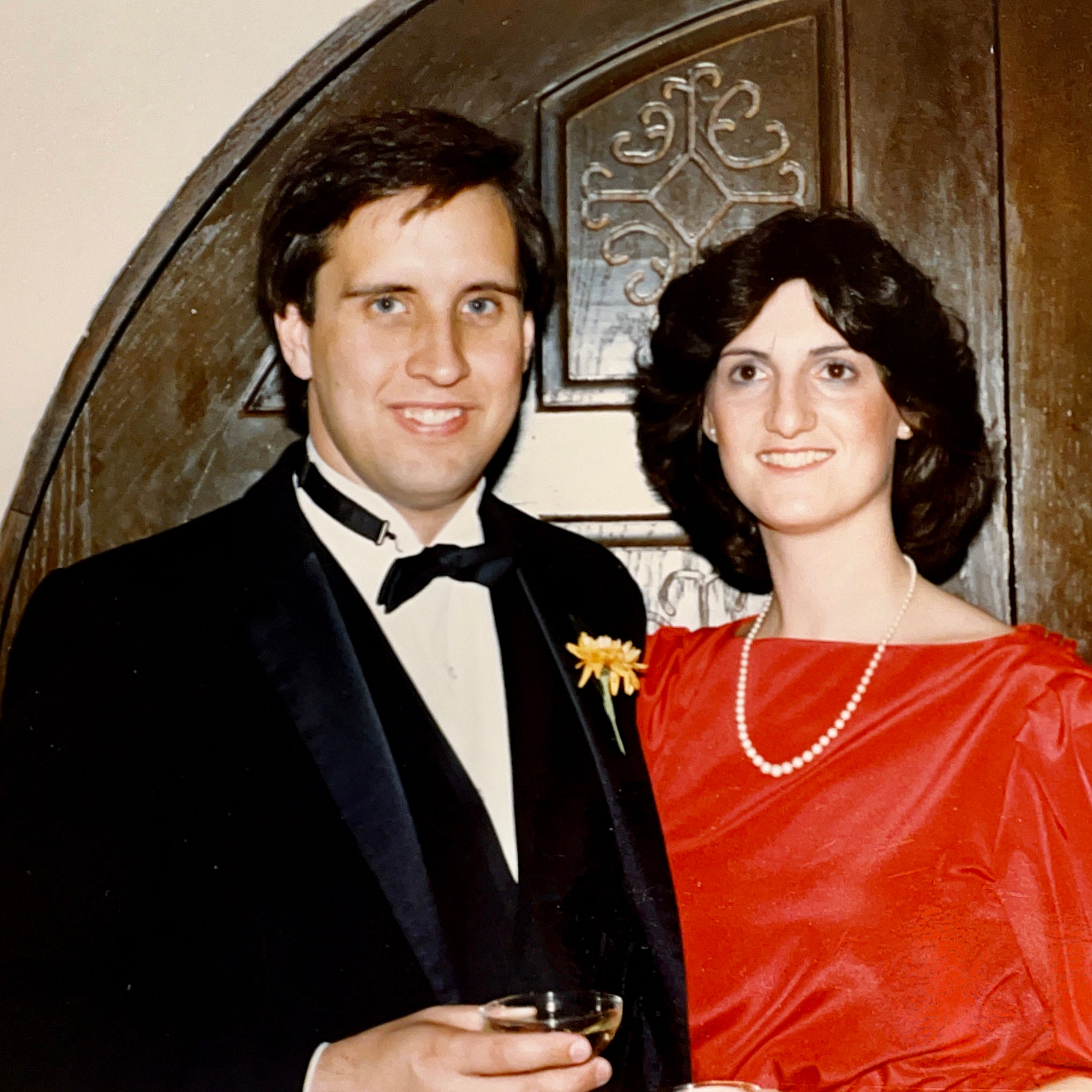 My oldest sister Lynne and my future brother-in-law, Chris Brown, at our wedding reception.  Biography of Dr. Anthony J. Carbone.