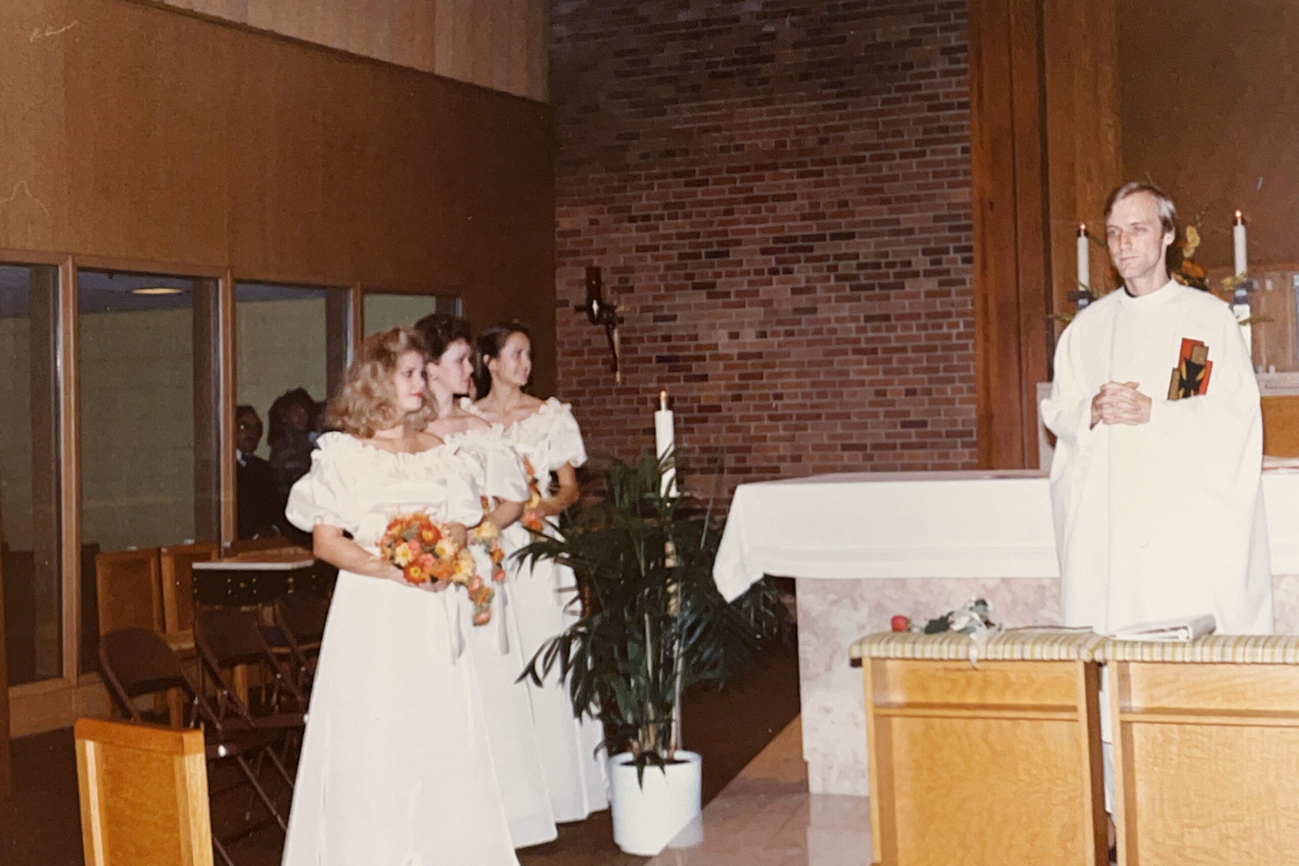 Sacrament of Holy Matrimony for Anthony & Mariann Carbone on 30 October 1982 at St. Michael's Catholic Church in Wheaton, Illinois.