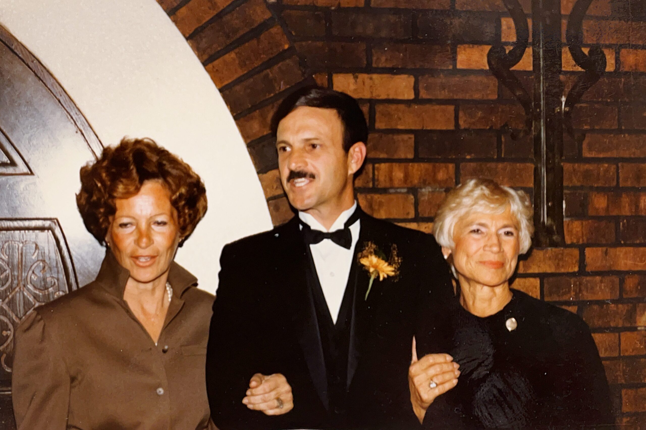 My father (Colonel Anthony J. Carbone) with his two living sisters: Rosemarie Antonelli and Teresa McDonald.  At my wedding reception on October 30, 1982 in Wheaton, Illinois 