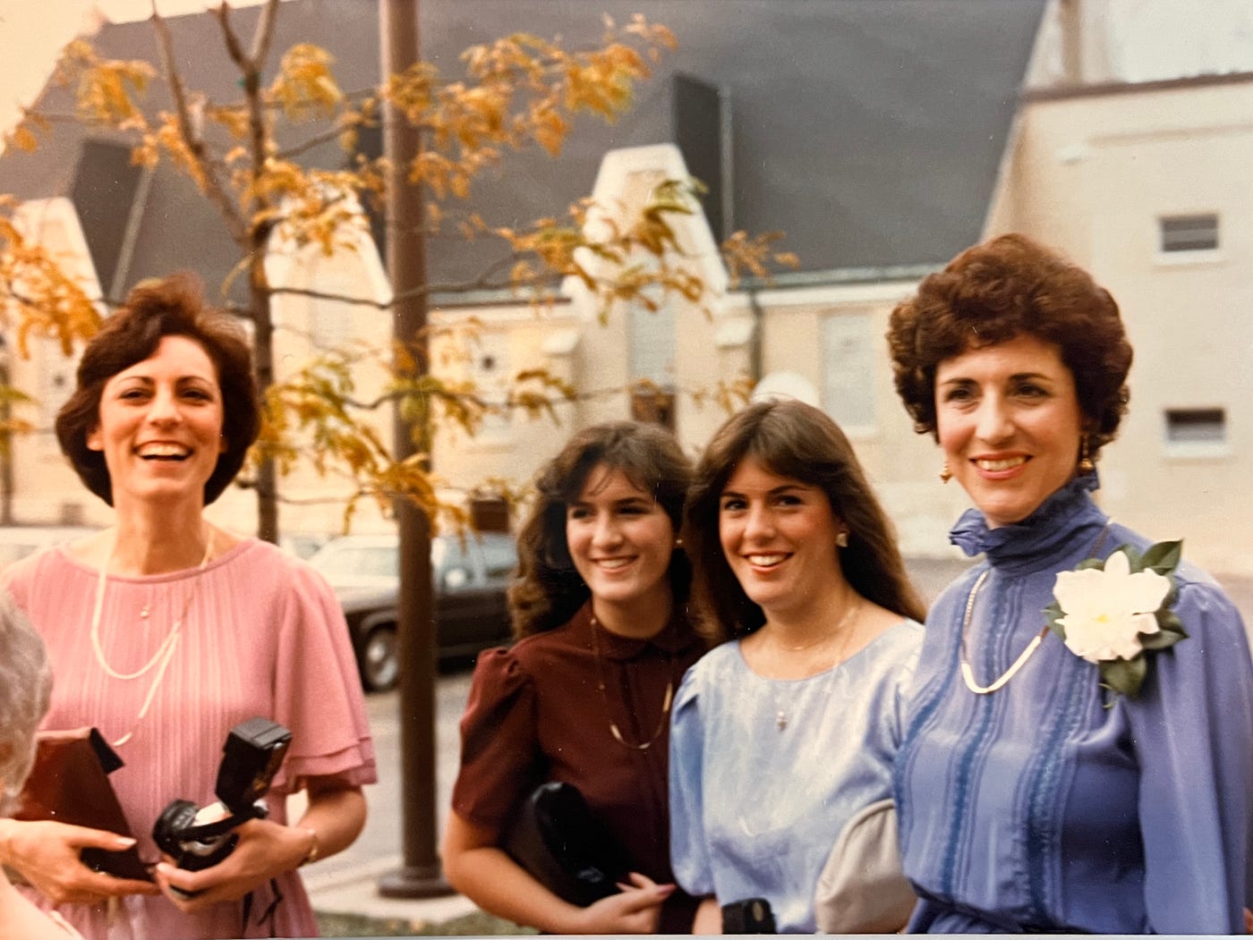 Auntie Norma Pietrantoni, sisters Pamela & Diana, and my godmother, Auntie Yole Lakos.  Biography of Dr. Anthony J. Carbone.