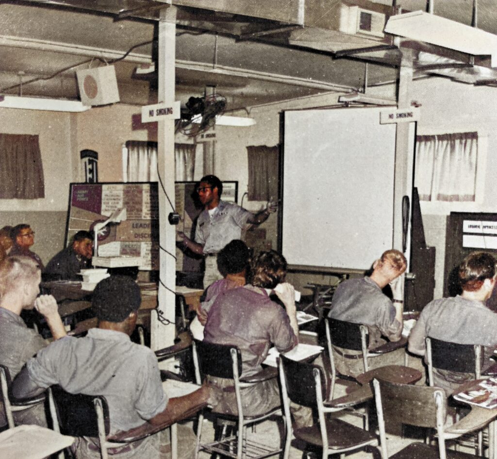 Inprocessing for Airborne School at Fort Benning, Georgia.  Biography of Dr. Anthony J. Carbone