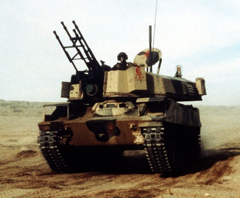 Soviet VISMOD built on top of a U.S. Army M551 Sheridan tank to simulate a soviet tracked vehicle of the Opposing Forces (OPFOR) at the National Training Center at Fort Irwin.  Biography of Dr. Anthony J. Carbone