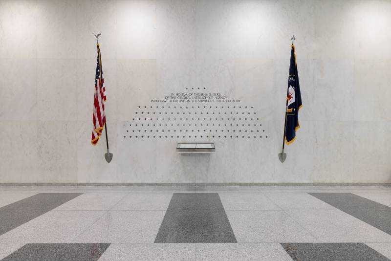 CIA Lobby with Seal, Statue of General William Donovan, and the Memorial Wall.
Biography of Dr. Anthony J. Carbone.