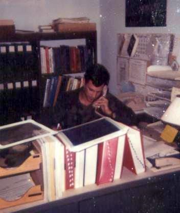 Sitting at my desk in the S3 Shop, writing battle plans and working on the monthly SECRET Unit Status Report for the Pentagon.  Biography of Dr. Anthony J. Carbone.