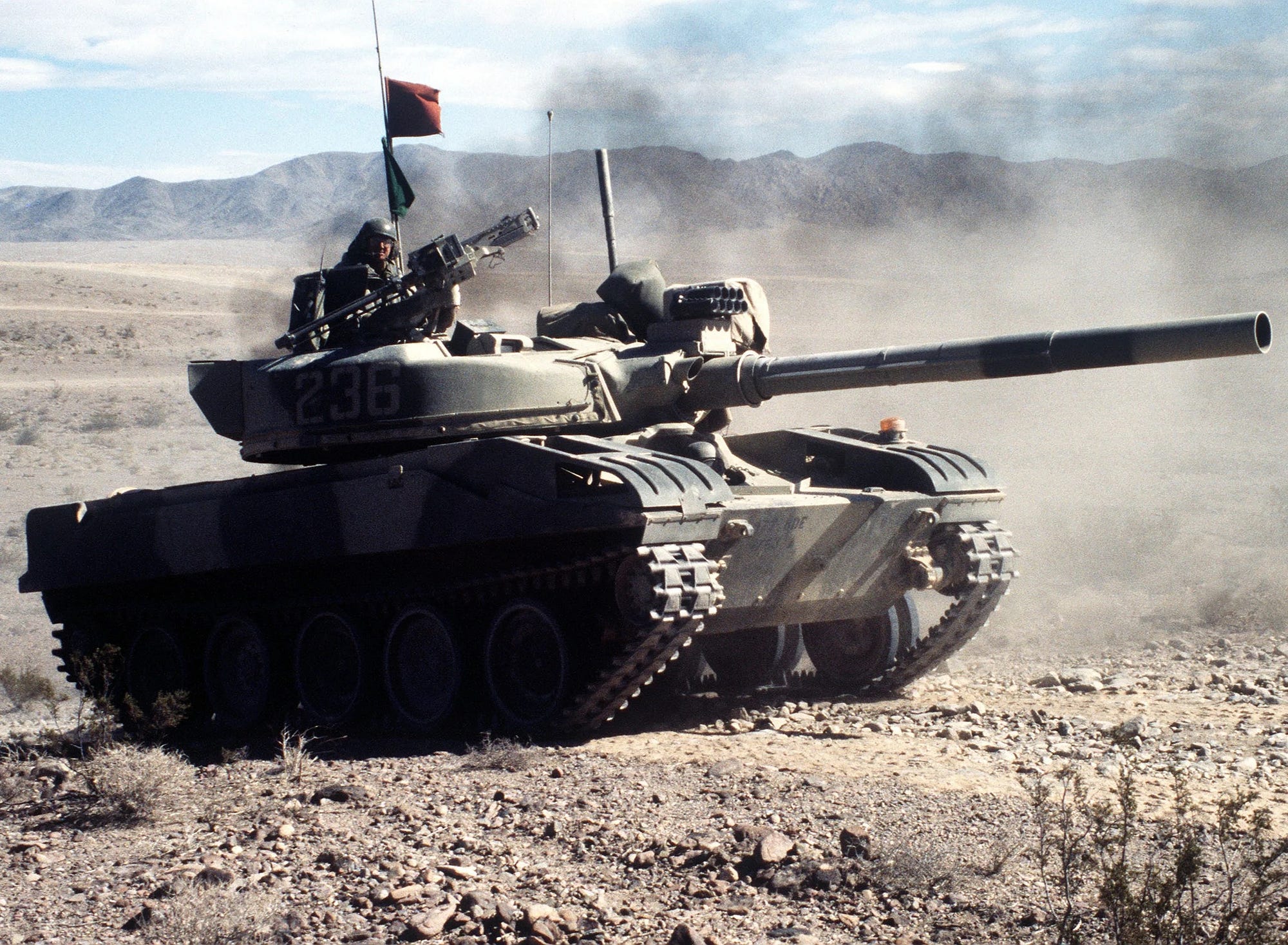 M551 Sheridan Tank as a Soviet T-72 Main Battle Tank (VISMOD).  National Training Center at Fort Irwin, California.  Biography of Dr. Anthony J. Carbone.