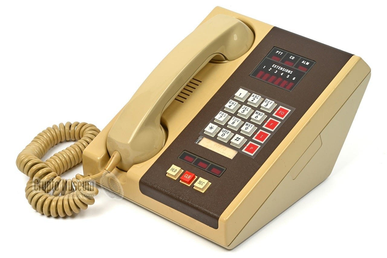 STU-II Secure Telephone used in 1980s.
Biography of Dr. Anthony J. Carbone