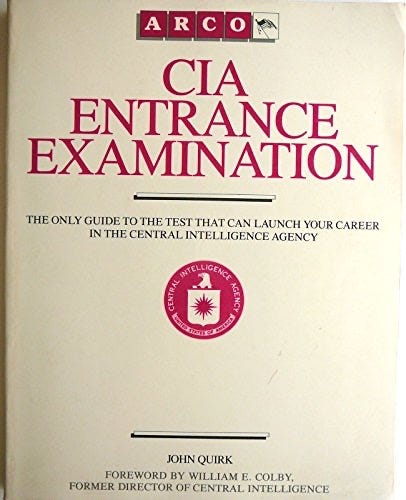 CIA Entrance Examination Prep Book.
Biography of Dr. Anthony J. Carbone