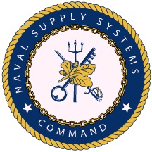 Logo of the U.S. Naval Supply Systems Command responsible for shipping household goods.  Biography of Dr. Anthony J. Carbone.