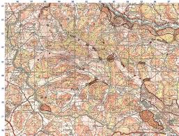 Military map of Fort Irwin, California.  BIography of Dr. Anthony J. Carbone